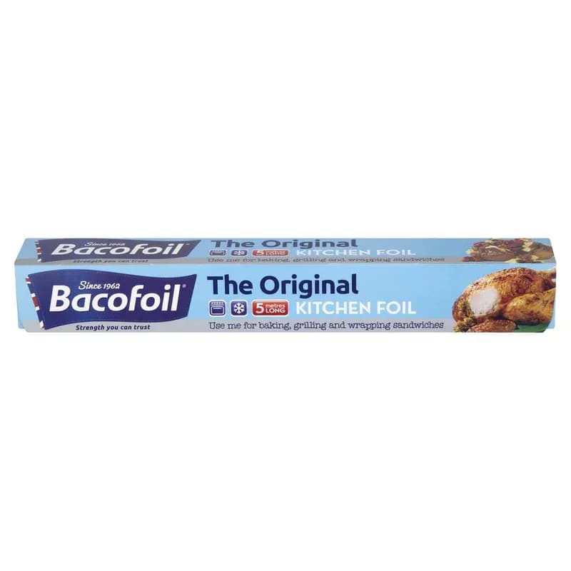 Bacofoil The Original Kitchen Foil, High Quality, Versatile, Tear-Resistant, 30cm x 5m
