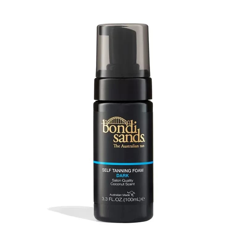 Bondi Sands Dark Self-Tanning Foam | Lightweight, Buildable Formula Gives a Deep Bronzed Glow for a Flawless Finish, Enriched with Aloe Vera, Vegan + Cruelty Free, Coconut Scent | 100 mL/3.3 Oz
