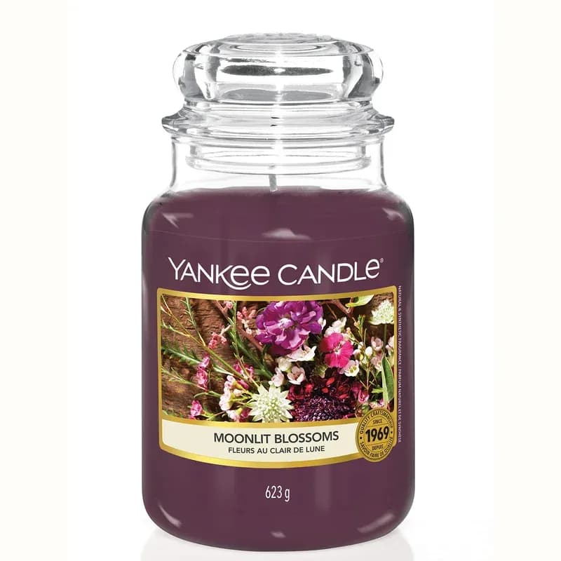 Yankee Candle Large Jar Scented Candle, Moonlit Blossoms 1611579E