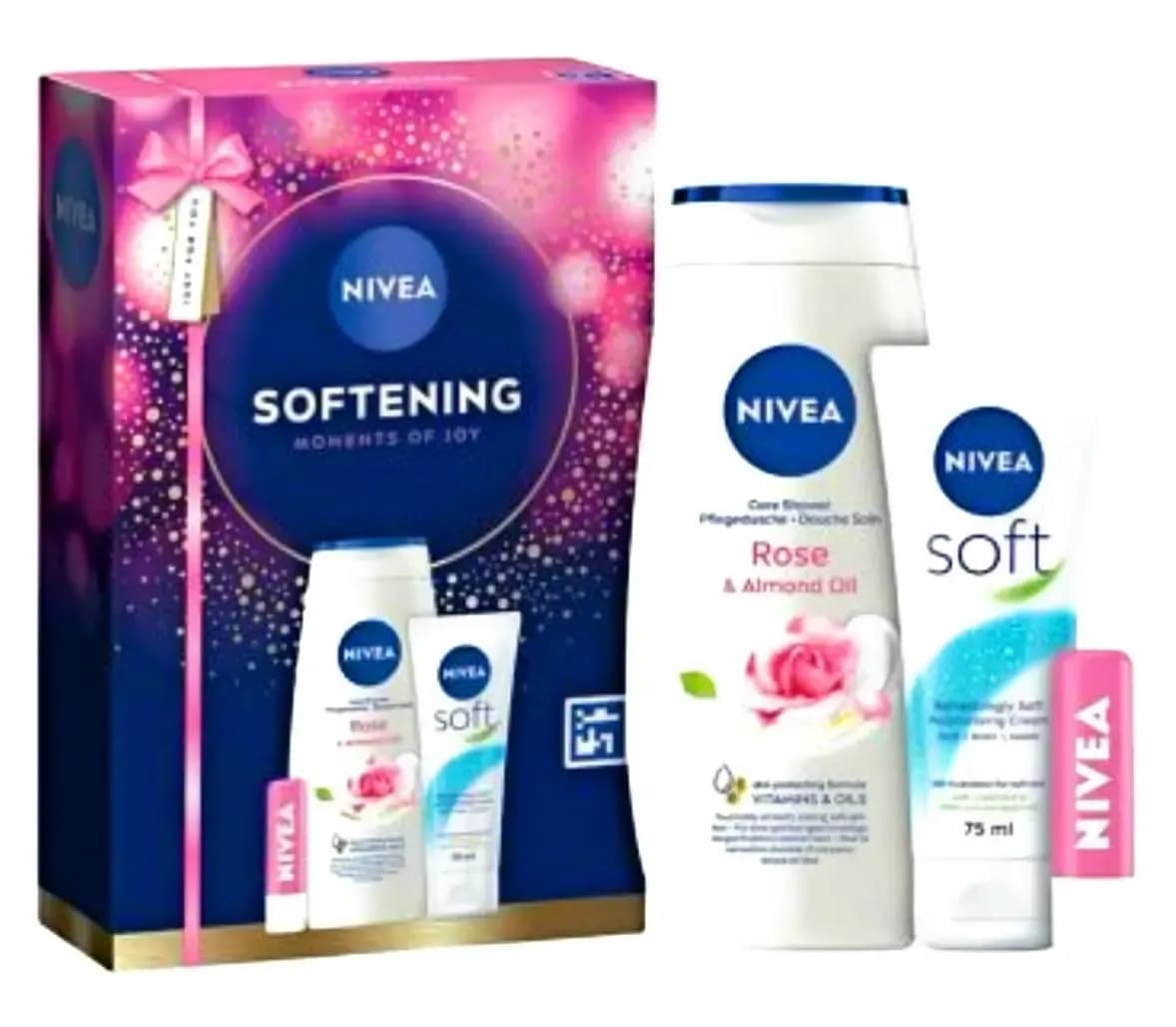 NIVEA Softening Moments Gift Set 250ml