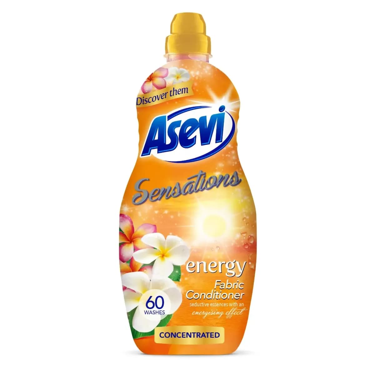 Asevi Sensations Laundry Conditioner, Concentrated Liquid Fabric Softener 1320ml